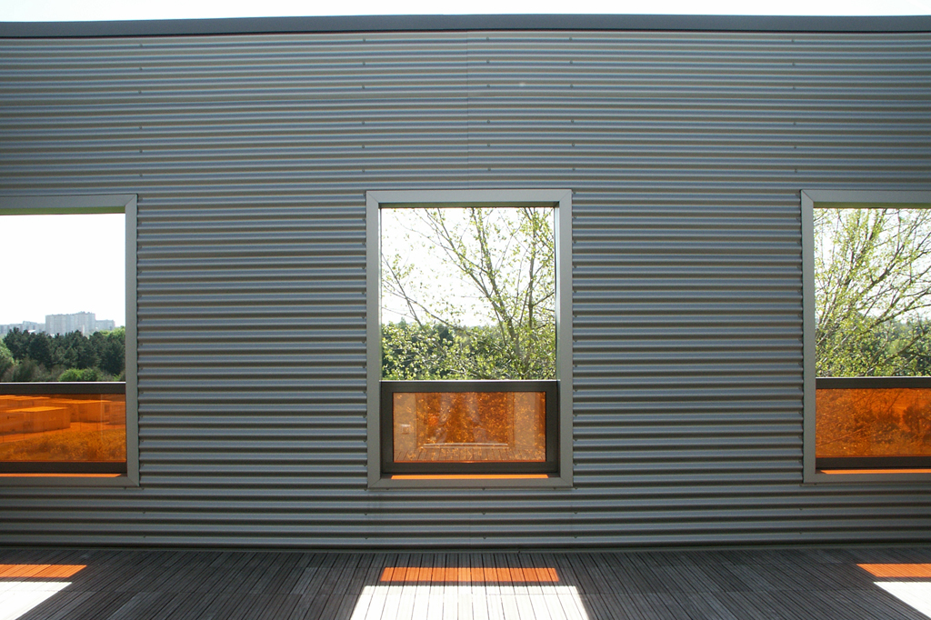 Immeuble bureaux Les Alizés Rennes terrasse