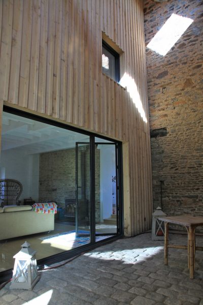 Réhabilitation extension maison longère Céaux