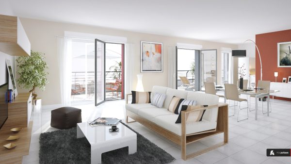 logement collectif chroma cesson sevigné intérieur