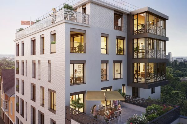 Logement collectif Résidence Côte Mail Rennes Coulabin Nexity