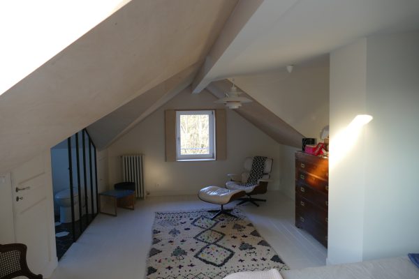 Extension restructuration maison individuelle Rennes combles